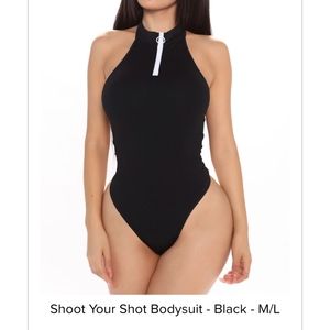FN halter bodysuit